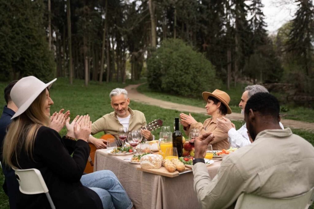 Large Family Gathering