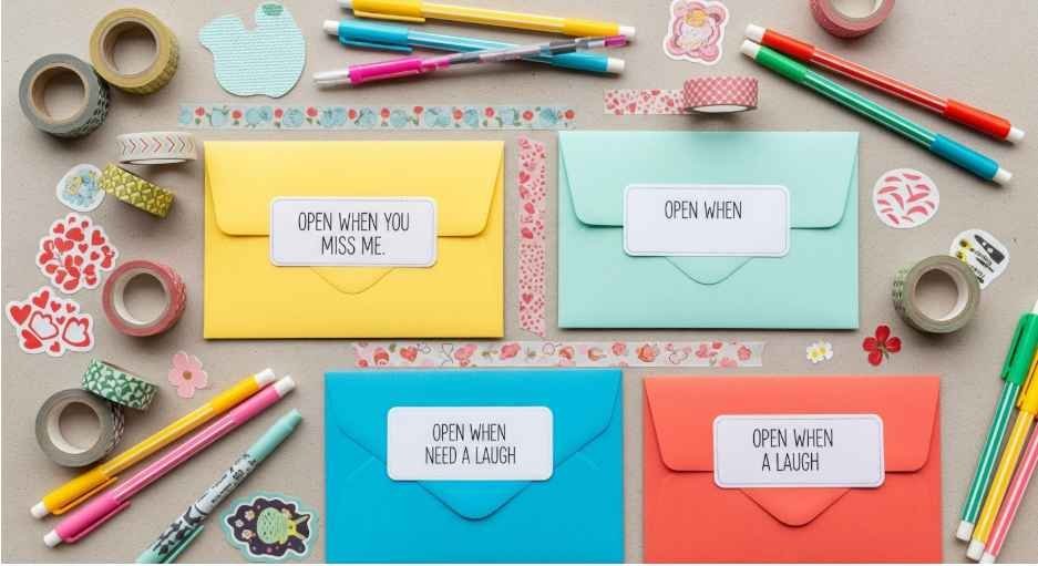 Open When Letter Ideas