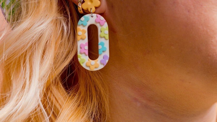 how to make clay earrings