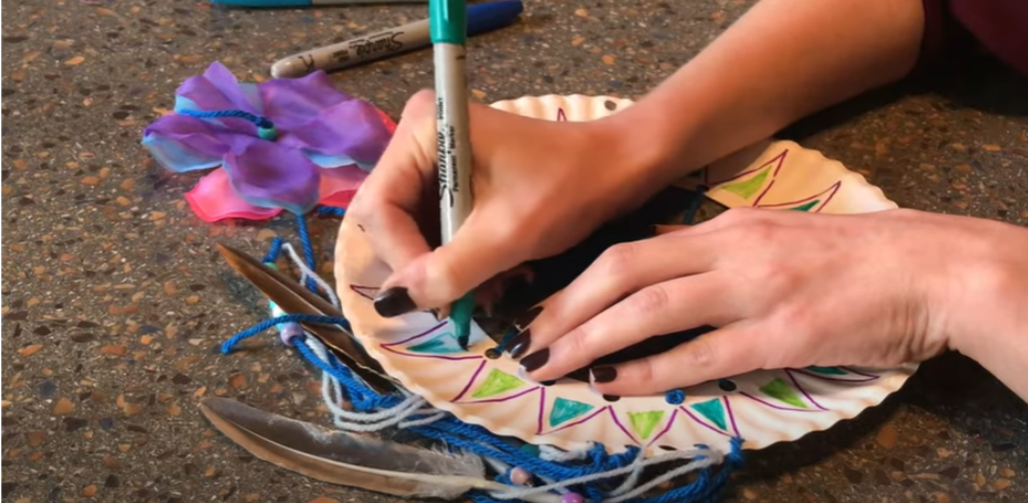 Paper Plate Dream Catchers