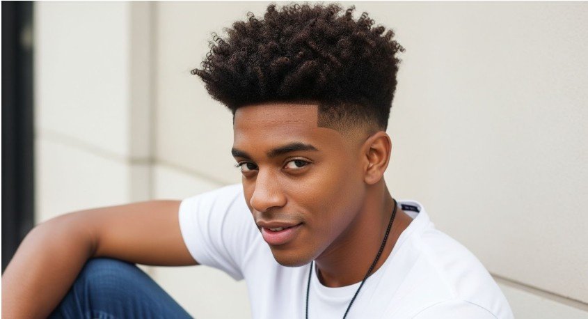 Can I pull off a curly fade if my hair is thick?