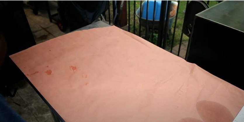 Prepare the Butcher Paper