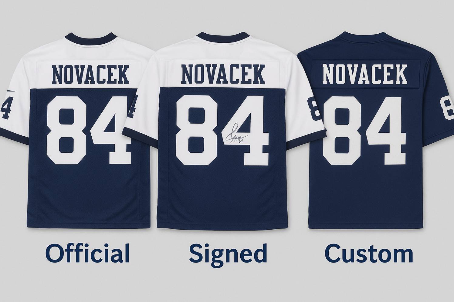 What Types Of Jay Novacek Jerseys Are Available