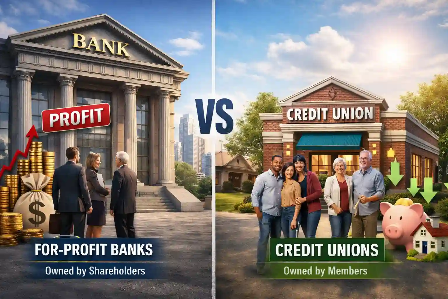 The Core Structural Difference Between Retail Banks and Credit Unions