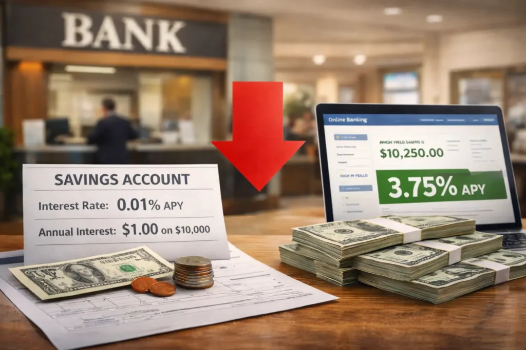 Which savings account will earn you the least money