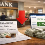 Which savings account will earn you the least money