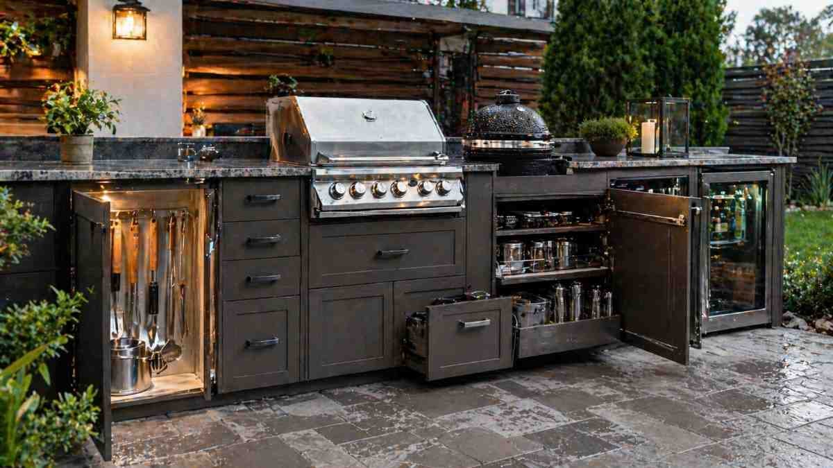 Weather-Resistant Cabinetry and Storage