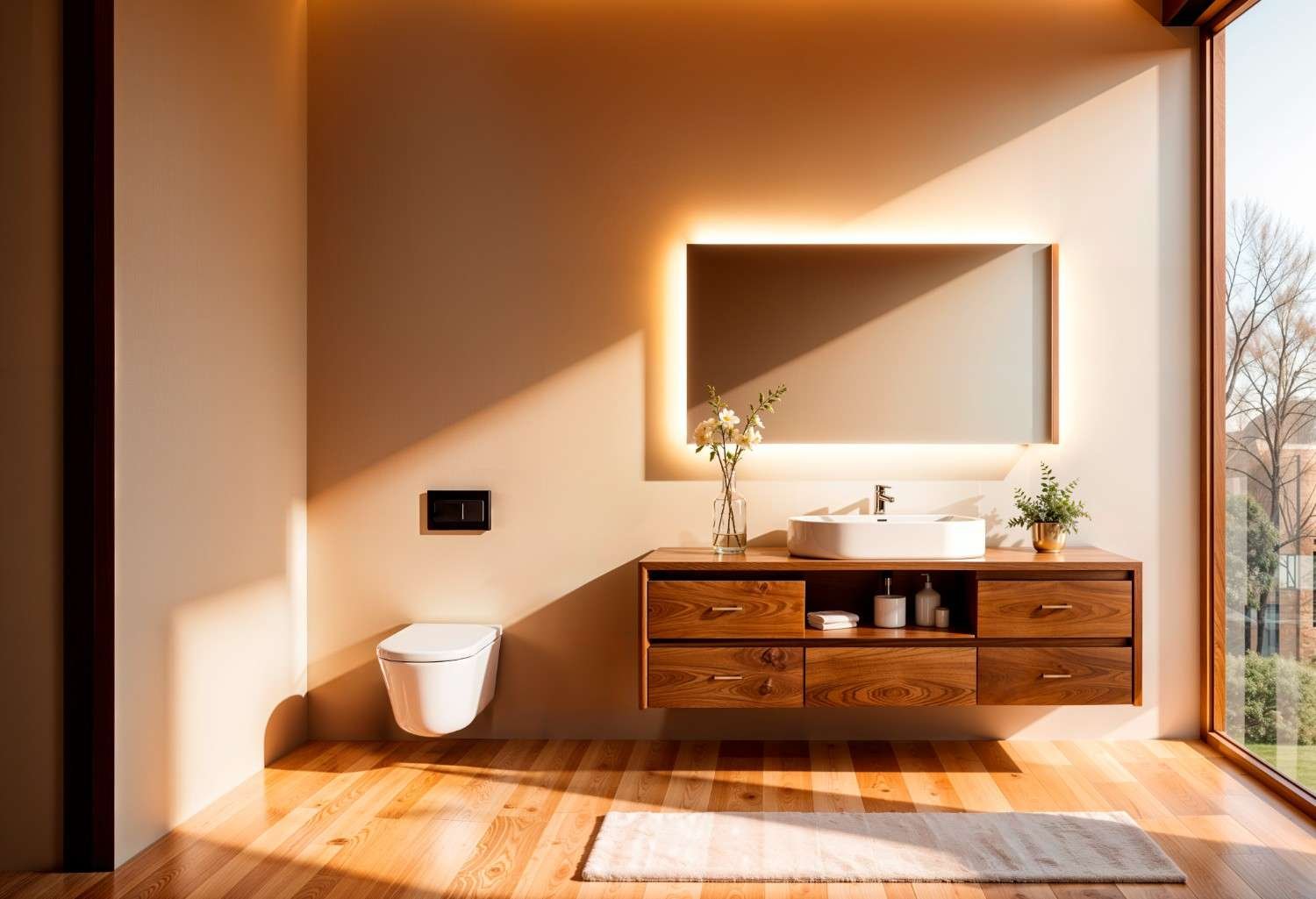 Design Trends with Timber Bathroom Vanities