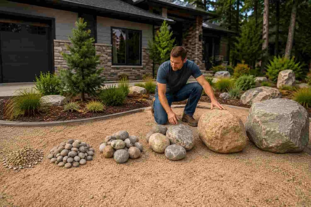 How to Choose the Right Size of Landscape Rock for Your Project